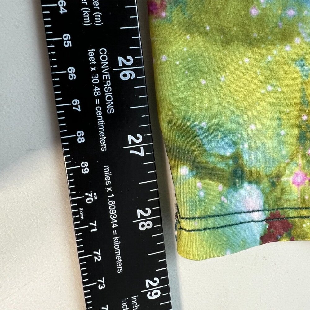 Onzie Leggings Womens Medium Large Charlie Colorful Floral Nature Galaxy Print - Picture 13 of 14